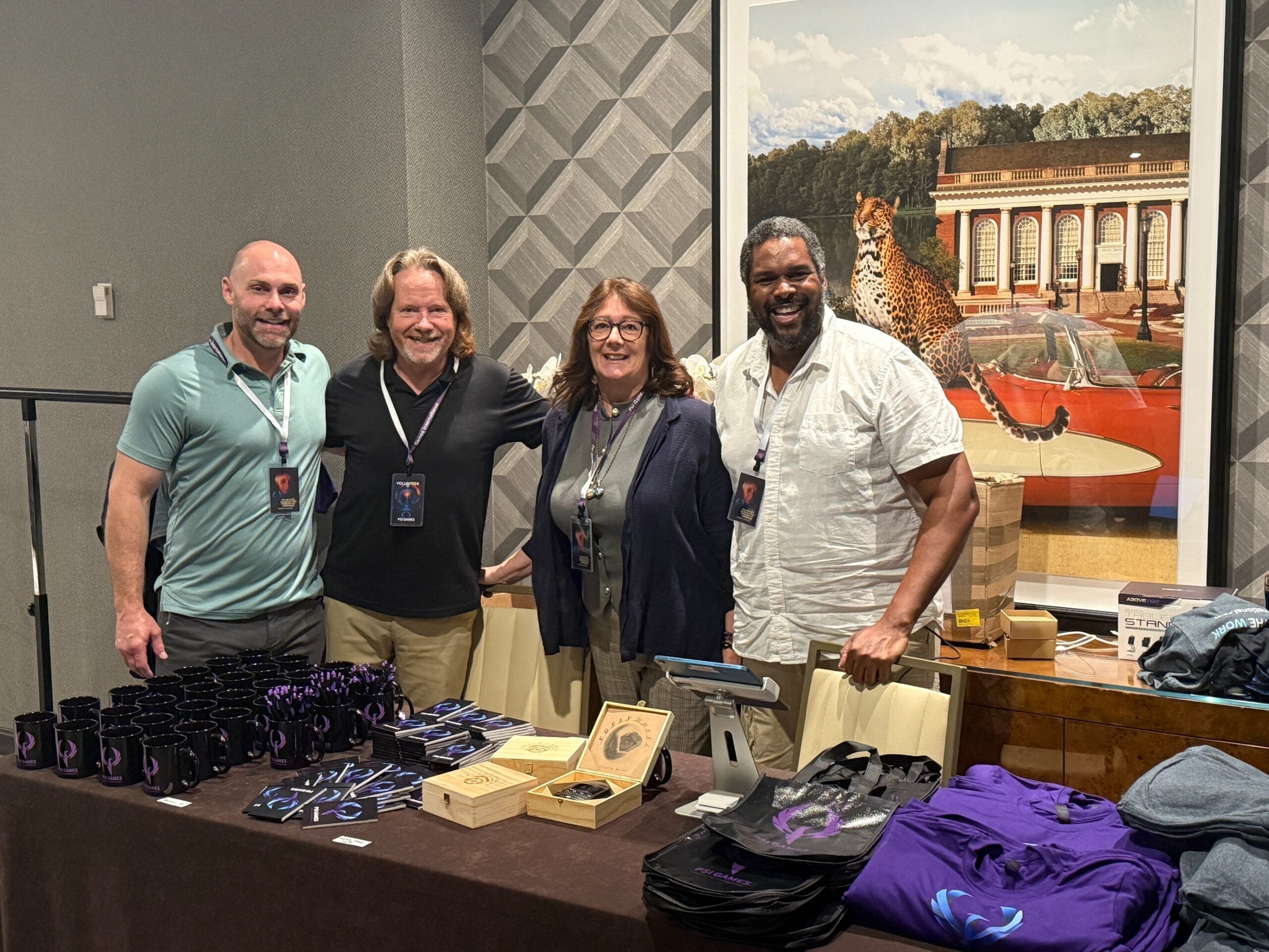 Psi Games 2025 Merchandise Booth