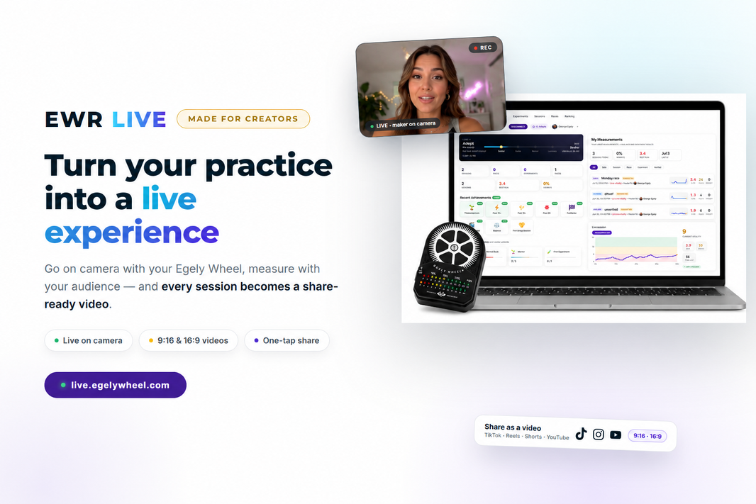 Turn Your Practice Into a Live Experience: A Creator's Guide to EWR Live